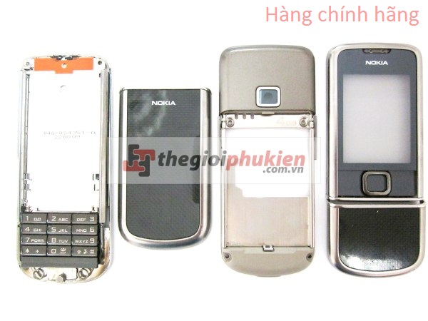 Vỏ Nokia 8800 Cacbon Công ty (full bộ)